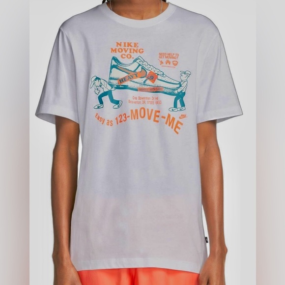 Nike Other - NIKE SPORTSWEAR Nike Moving Company Men T-SHIRT White 3XL XXXL Big Tall HTF